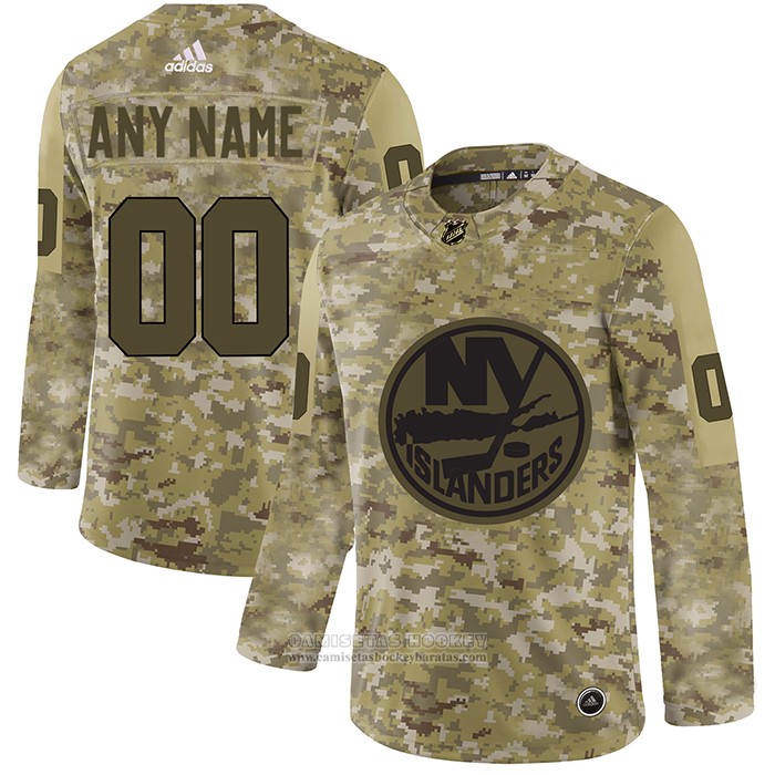 Camiseta Hockey New York Islanders 2019 Salute to Service Personalizada Camuflaje